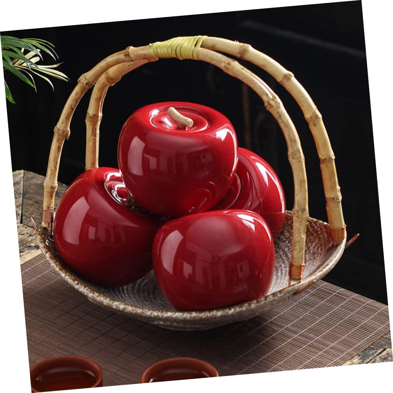 RORPOIR 1Pc Adorable Tea Canister for Tea Storage Compact Decorative Container for Home For image number 5