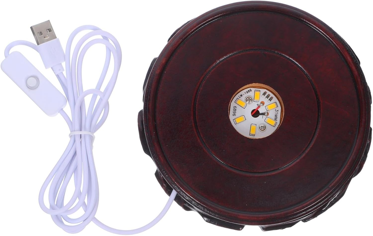 GOOHOCHY round Lighted Stand for Crystal Ball Glass Globe Elegant Design for Home Office Decor Unique Night Light Ornaments image number 5