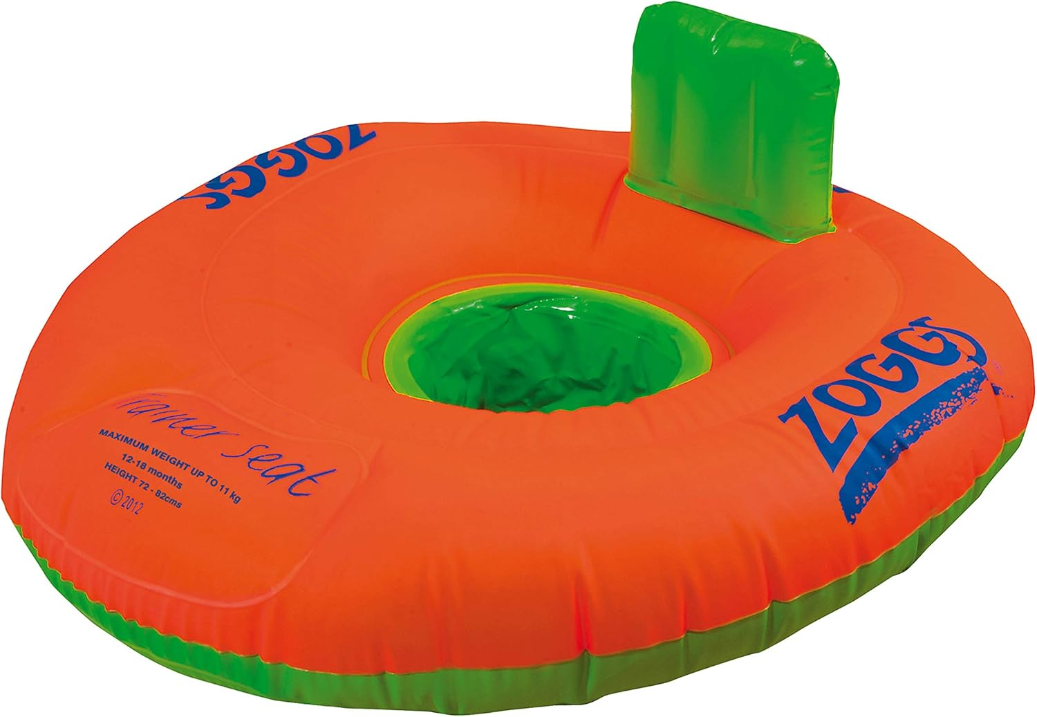 Zoggs Baby Zoggy Inflatable Trainer, Swim Seat image number 2