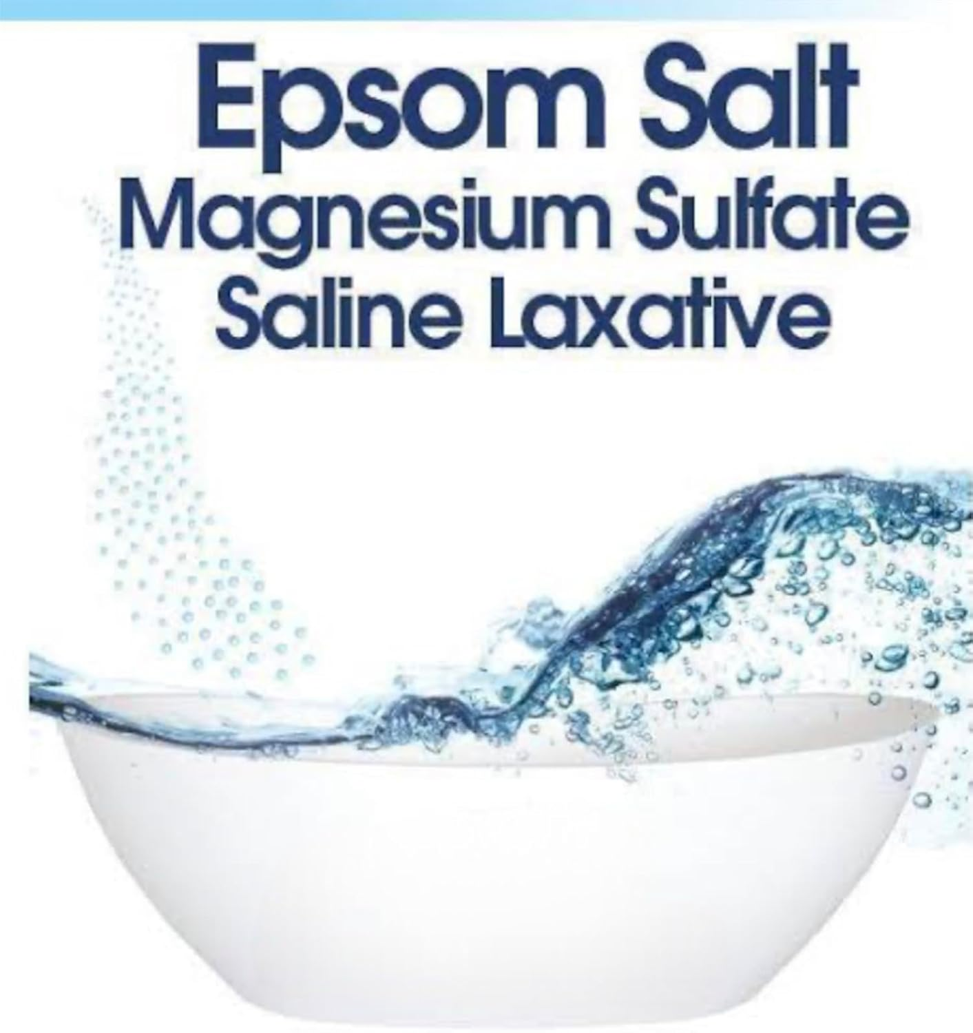 D-HUB AU: (450G) Pure Epsom Salt (Food Grade) Bath Magnesium Sulphate | Epsom Salt for Bath, Foot Soaking, Scrub, Aquarium, Dogs, Plants & Pharmaceutical Grade | Pure Epsom Salt 100% Natural, Relaxing, and Bath Soak for Muscle Relief, Stress Relief, and Better Sleep (Food Grade -FCC) image number 1