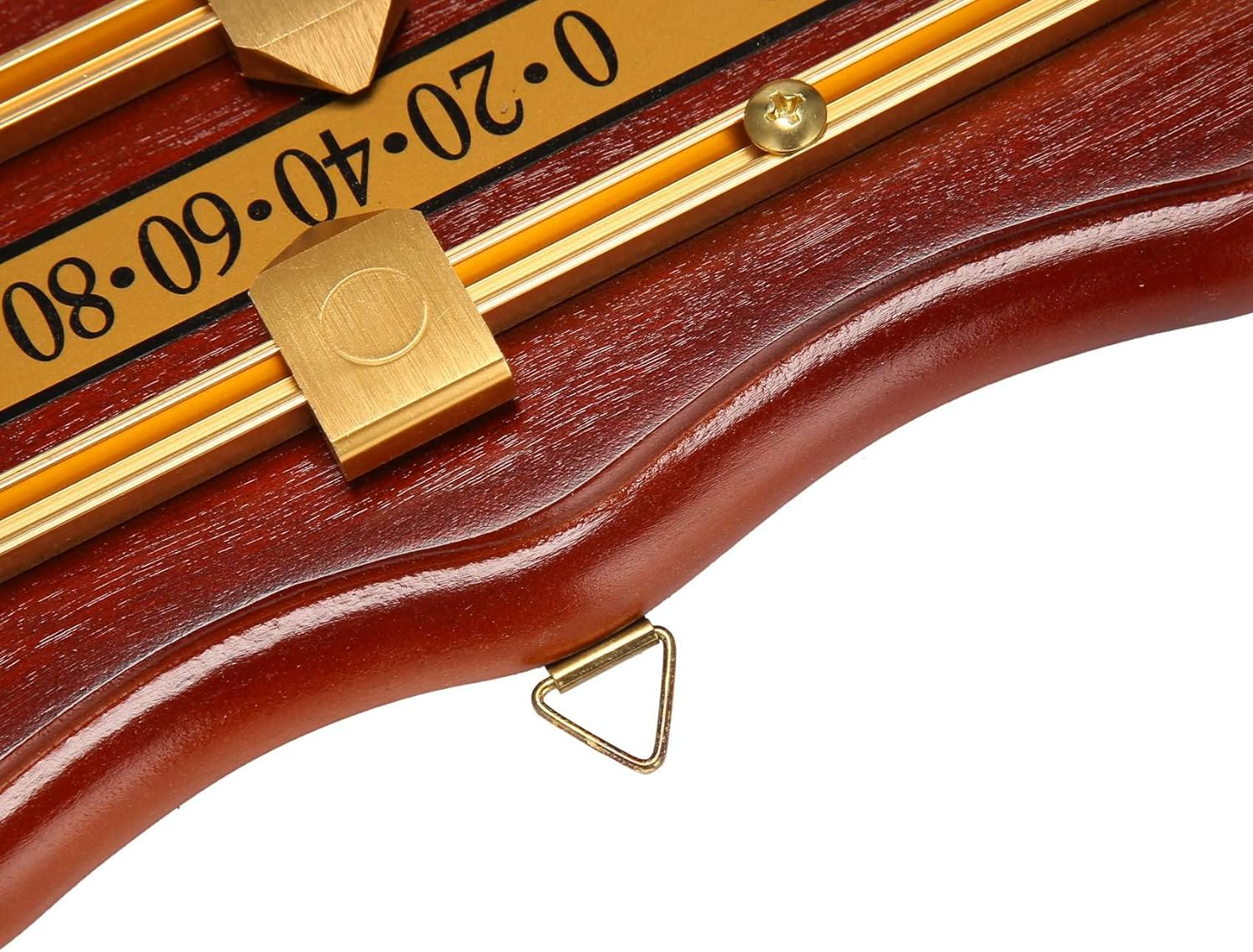 Oidnvay Billiards Scoreboard Wall Mounted Scoreboard Snooker Scoreboard Stained Wood Score Board Wine Red image number 2