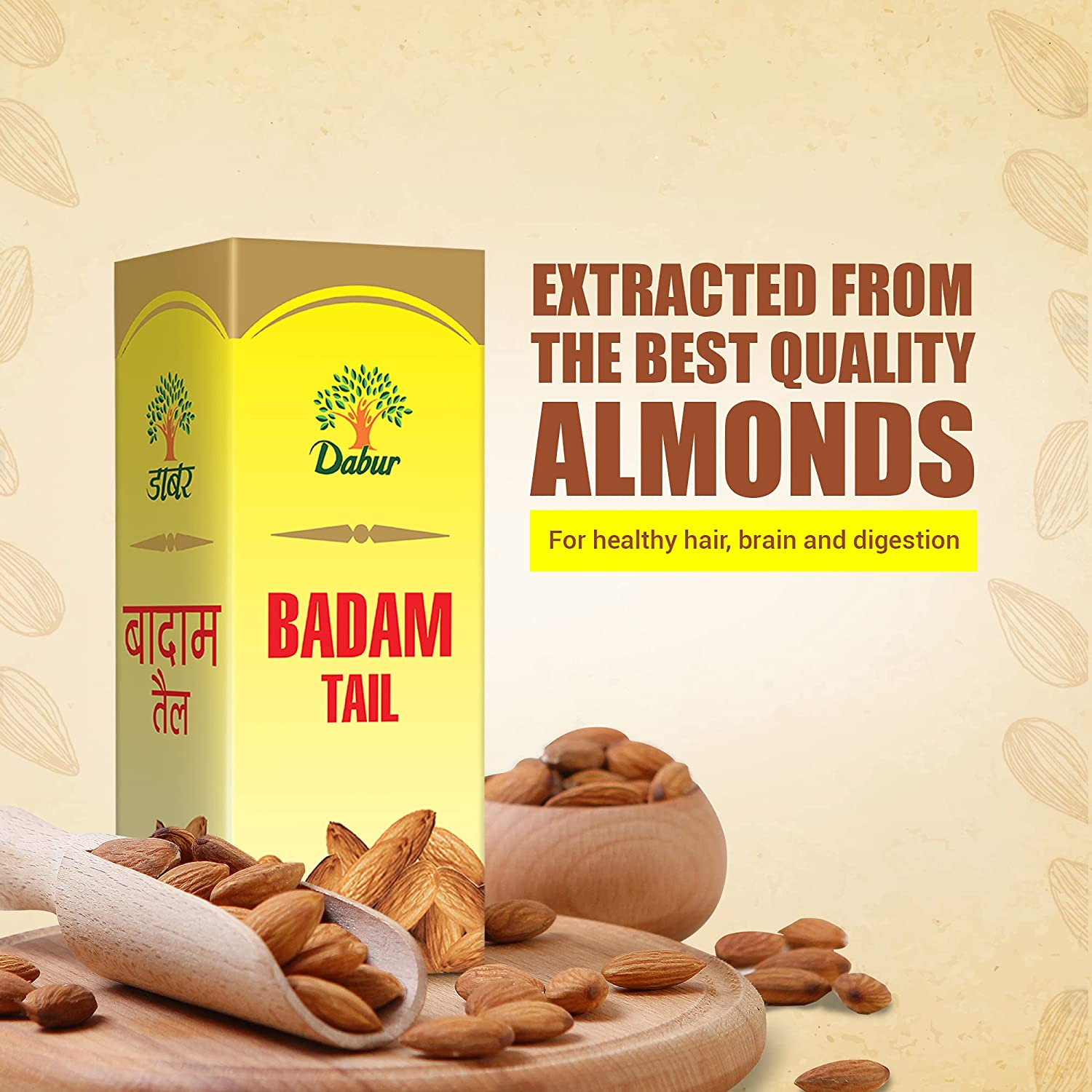 Dabur Badam Tail,100Ml image number 3