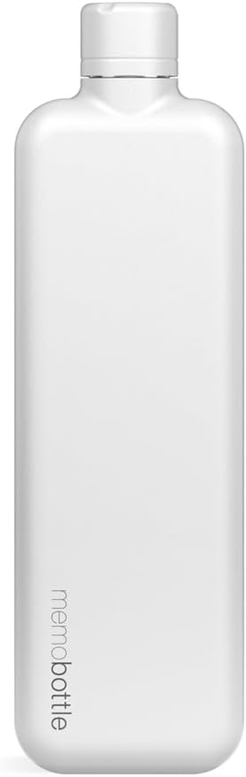 A6 MEMOBOTTLE - STAINLESS STEEL (WHITE) | 16 Oz / 500 Ml | Durable, Leak-Proof, Premium Water Bottle | Bpa-Free| Ideal for Modern Lifestyle, Gym Workouts & Travel