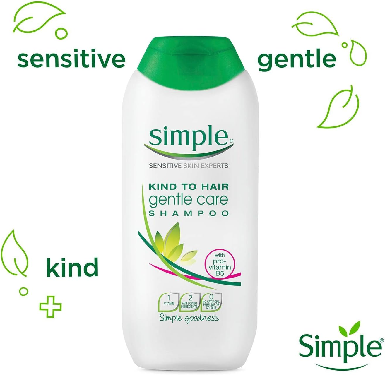Simple Kind to Hair Gentle Care Shampoo 200 Ml (Pack of 2) image number 5
