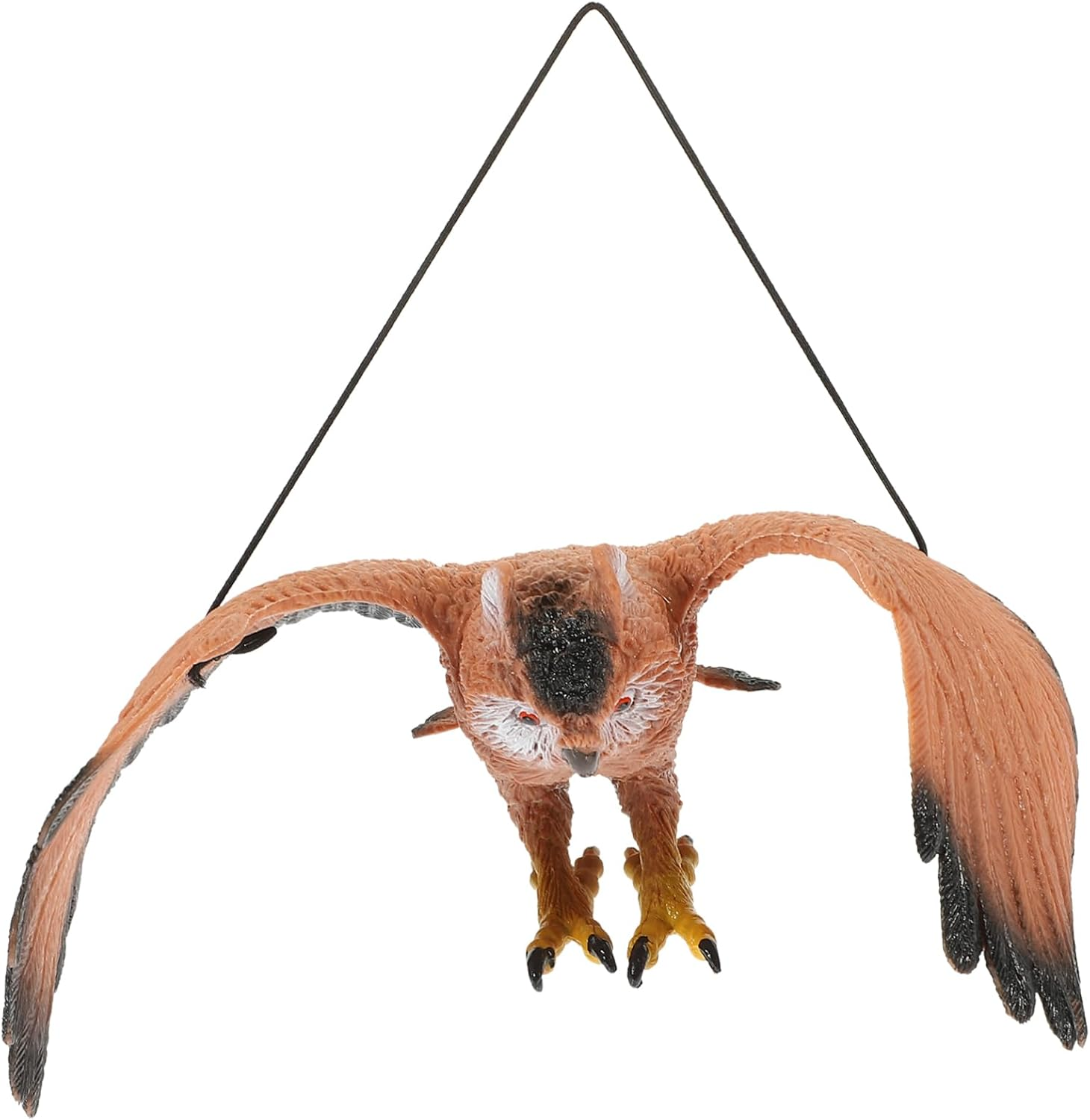 OFFSCH Hanging Rotating Owl Bird Deterrent Ornament Outdoor Garden Yard Bird Repellent Devices for outside Decorative Owl Statue for Pigeon Seagull and Bird Deterrents image number 4