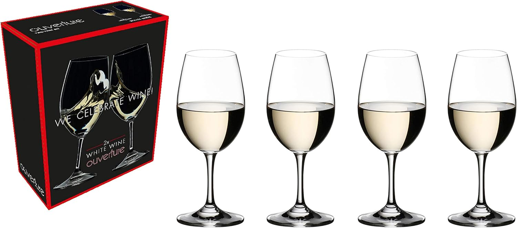 Riedel 6408/05-8 Riedel White Wine Glass, Set of 8, Ovature, White Wine, 9.5 Fl Oz (280 Ml) image number 2