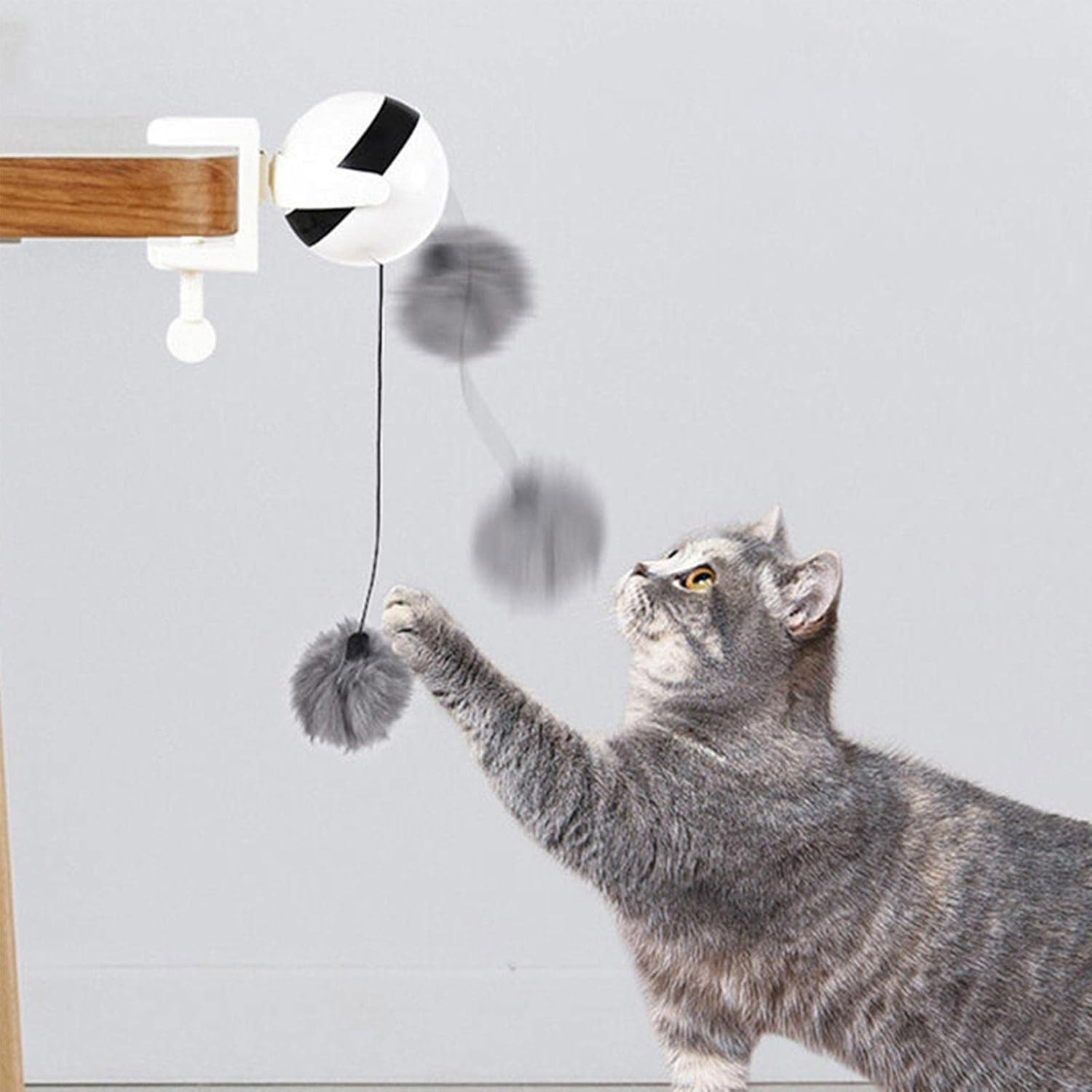 Cat Ball Toy, Battery-Powered Cat Toy, Interactive Cat Toy, Training Toys for Cats, Motorized Cat Ball, Clip-On Cat Toy, Fun Cat Toys, Stimulating Cat Play, Enriching Pet Toys, Cat Exercise Toy/89