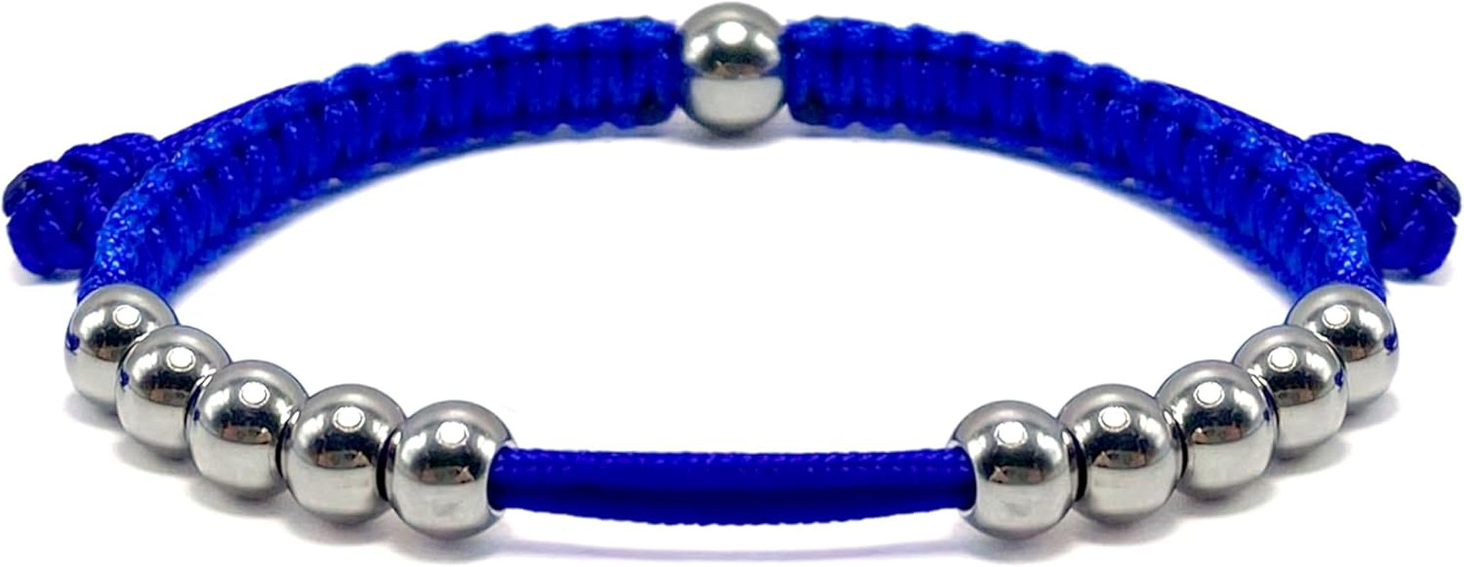 LAMIBEE Golf Stainless Steel 10 Beads Score Counter Bracelet, Golf Stroke Count Bracelet, Resizable and Easy to Adjust Golf round Scoring Tracker, Durable and Stylish Golf Accessory image number 4