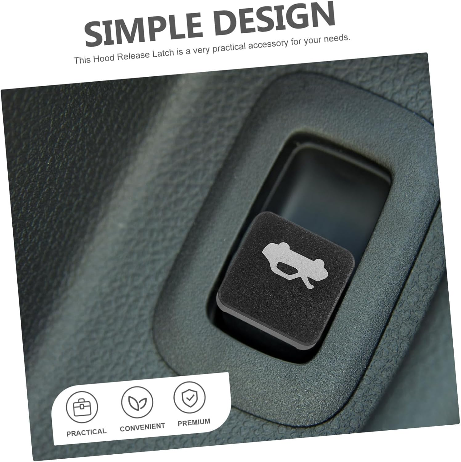 OSOLADY Automotive Hood Release Handle Replacement Tool Latch Kit for Car Accessories image number 4