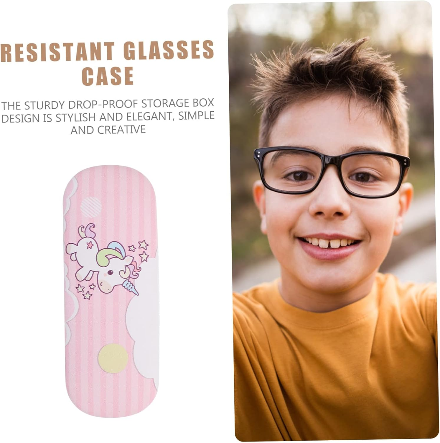 Healeved Glasses Case Glasswear Drinking Glasses Teen Girl Sunglasses Leather Sunglass Case Leather Sunglasses Case Large Glasses Case Eye Glass Carry Case Portable Glasses Case Fold Pu