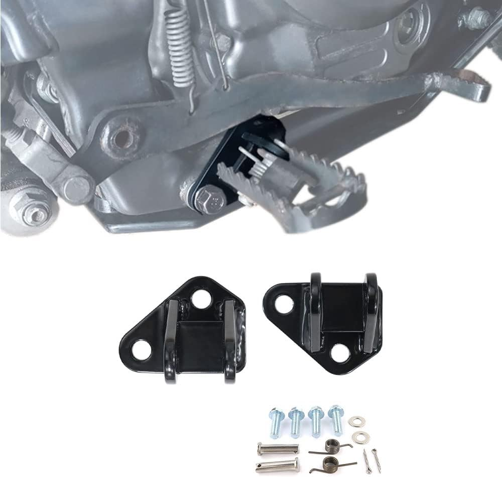 Xitomer Fit for 2025 DR650 Footpeg Lowering Mounts 2''(50Mm) Fit for DR650 1996-2024 Foot Peg and Control Lowering Kit (Matte Black)