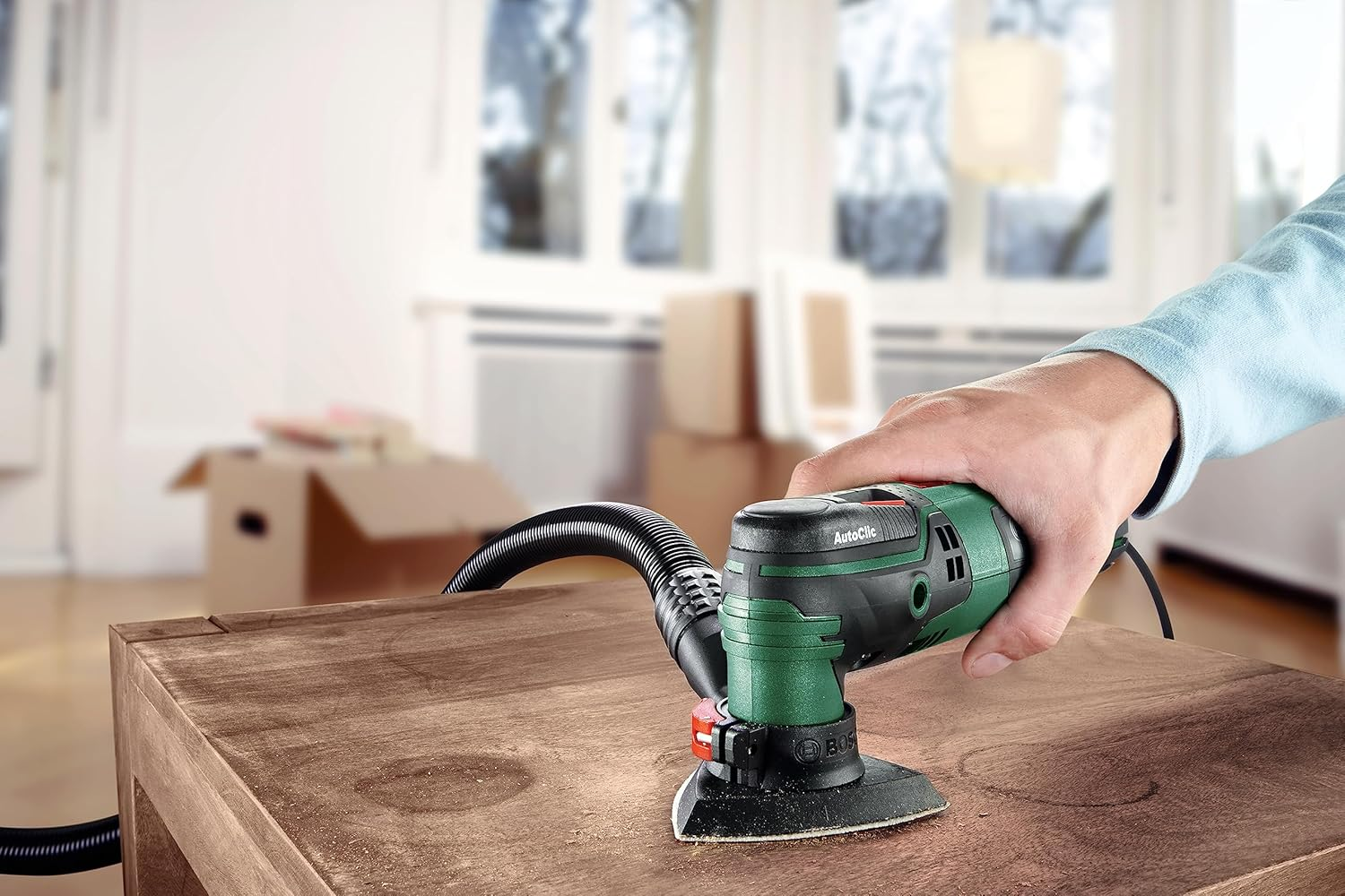 Bosch Accessories Starlock Delta Sanding Plate AVZ 93 G (93Mm, Accessories for Starlock Multi-Tools) image number 3