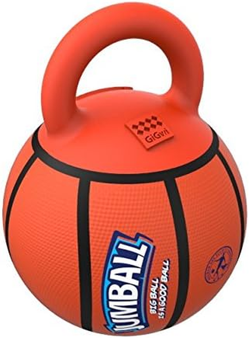 Gigwi Basketball Dog Toy, Orange image number 5