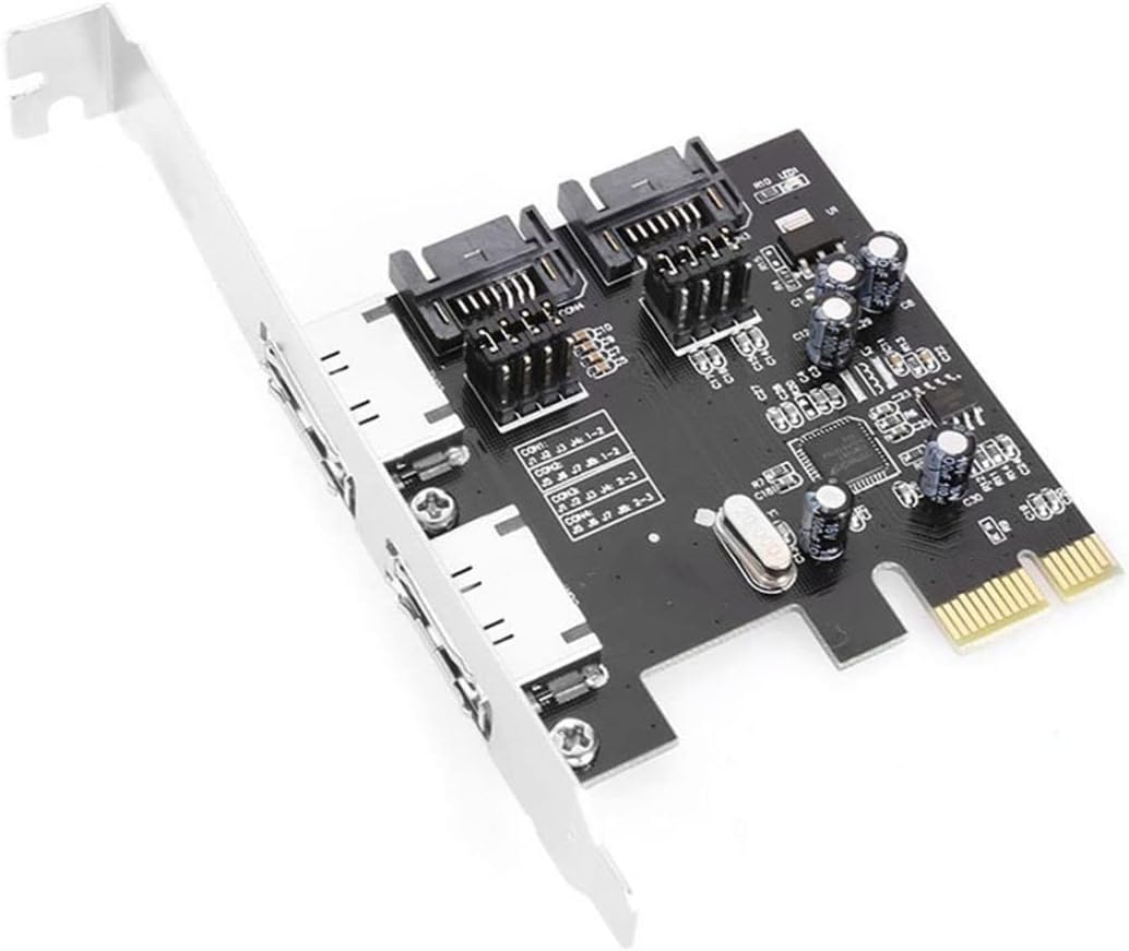 CY PCI-E to 4 Ports SATA 3.0 ESATA PCIE SATA3 6Gbps PCI-E Adapter Expansion Card image number 5