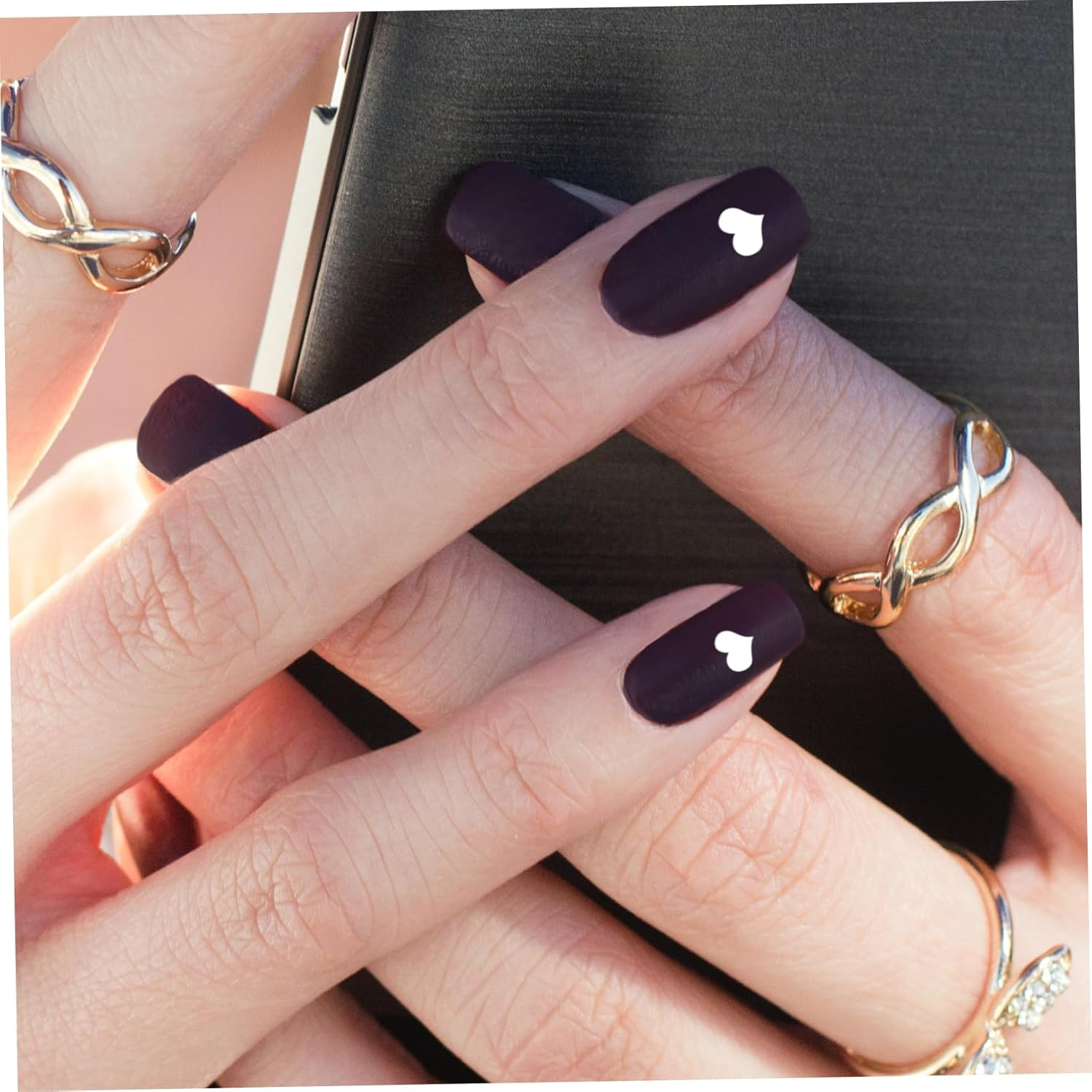 BIUDECO 3-Piece Nail Art Stamping Plates Set Stainless Steel Nail Stencils for Manicure Random Designs For image number 4