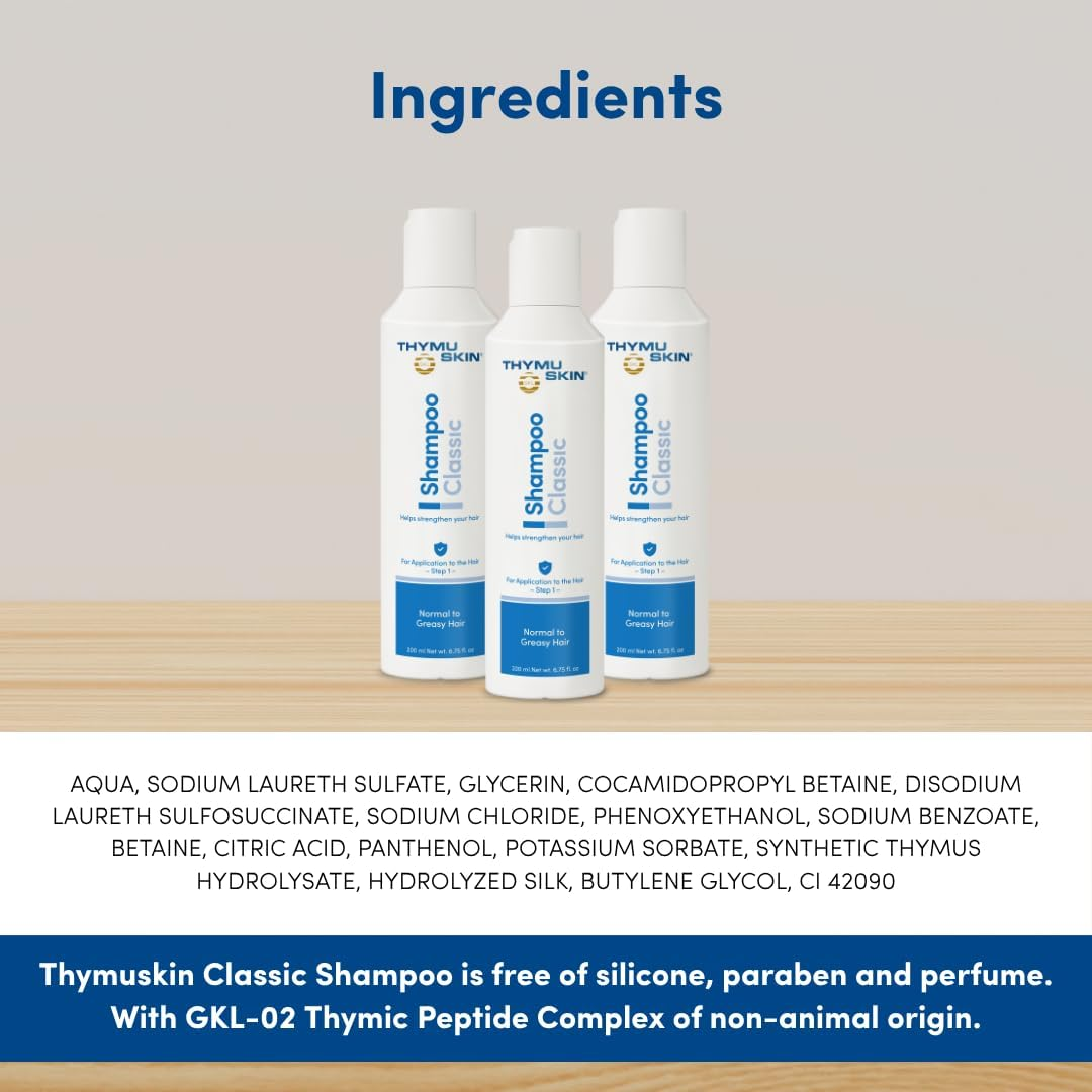 THYMUSKIN CLASSIC Shampoo 200Ml image number 3