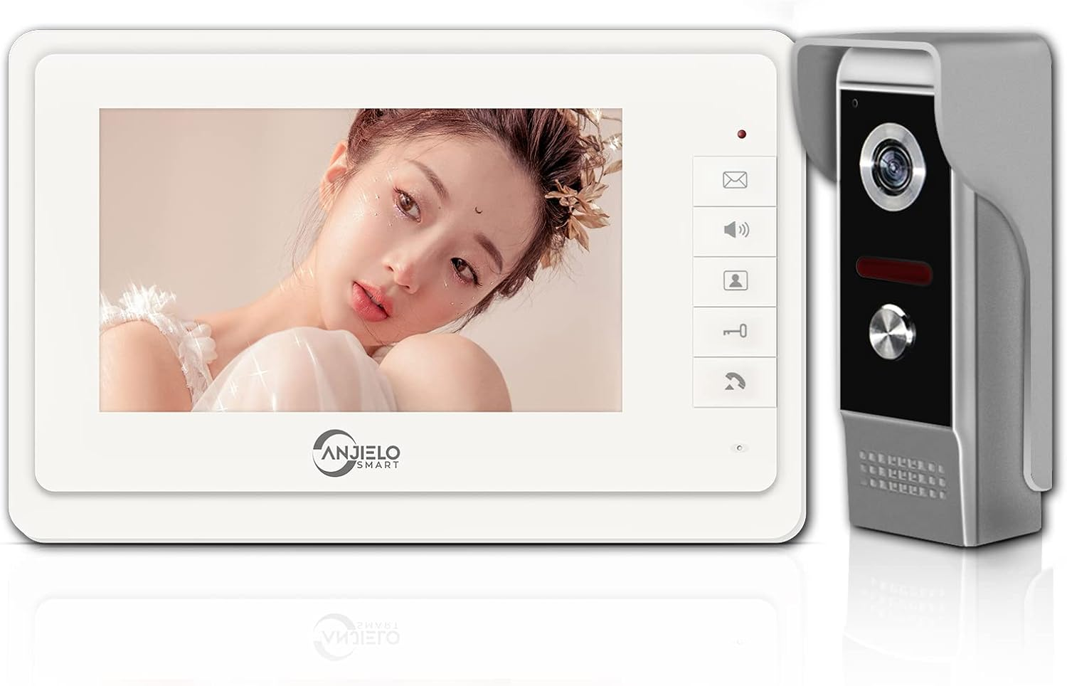 7'' Color Wired Video Door Phone Intercom System for Home Indoor Monitor 700TVL Outdoor Camera IR Night Vision image number 2