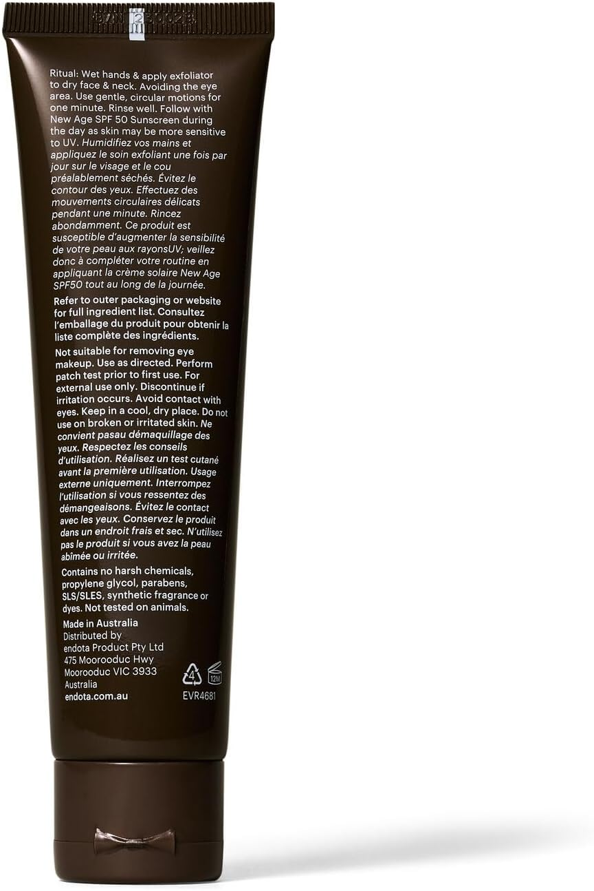 Endota New Age Glycolic Exfoliating Cleanser 100 Ml, Two in One Glycolic Cleanser to Resurface and Rejuvenate image number 2