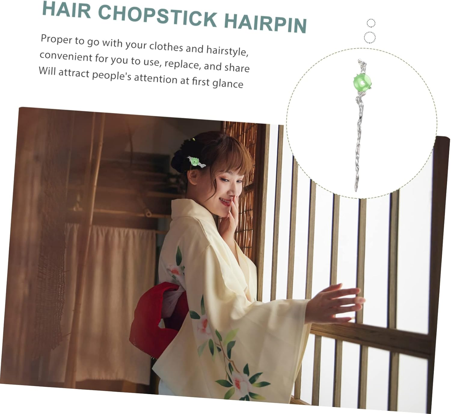 Chinese Hair Stick Vintage Alloy Hairpin Headdress Hair Chopsticks Women and Daily Styling image number 4