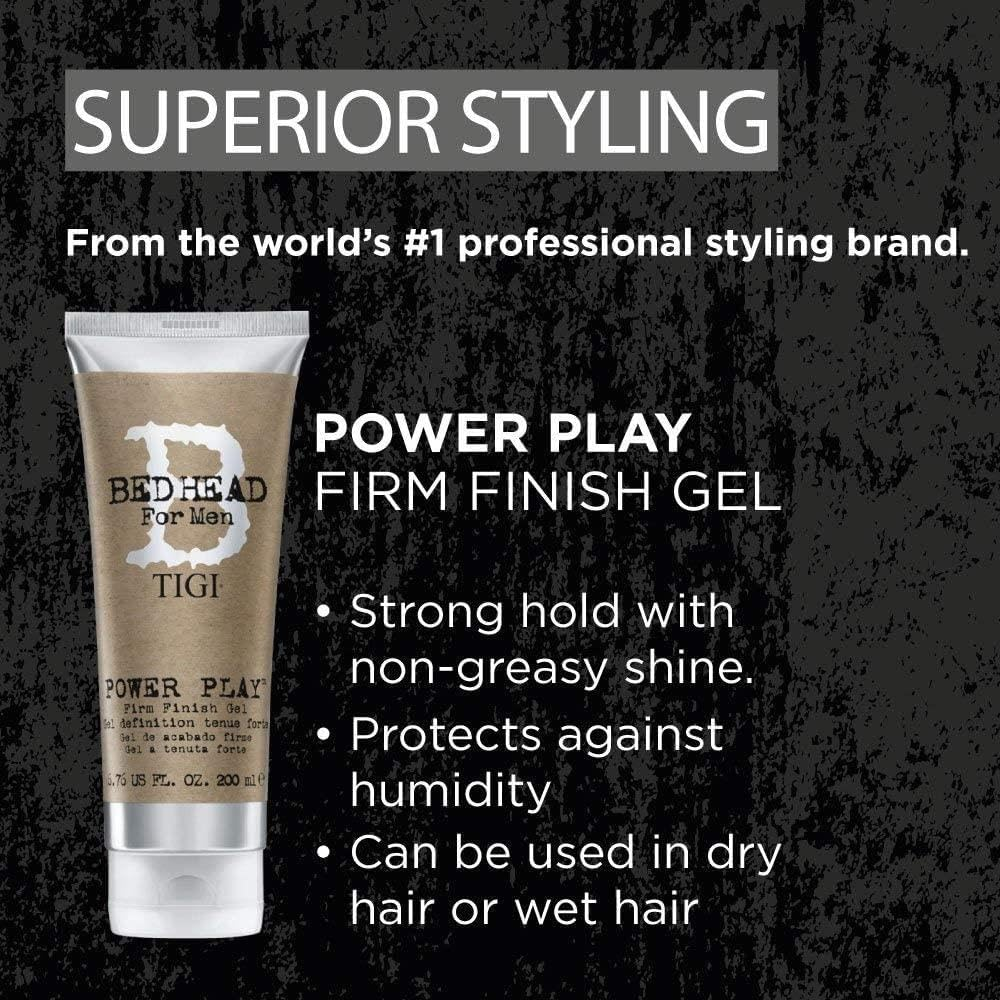 BED HEAD for MEN Power Play Firm Finish Hair Gel for Strong Hold and Shine 200Ml image number 2