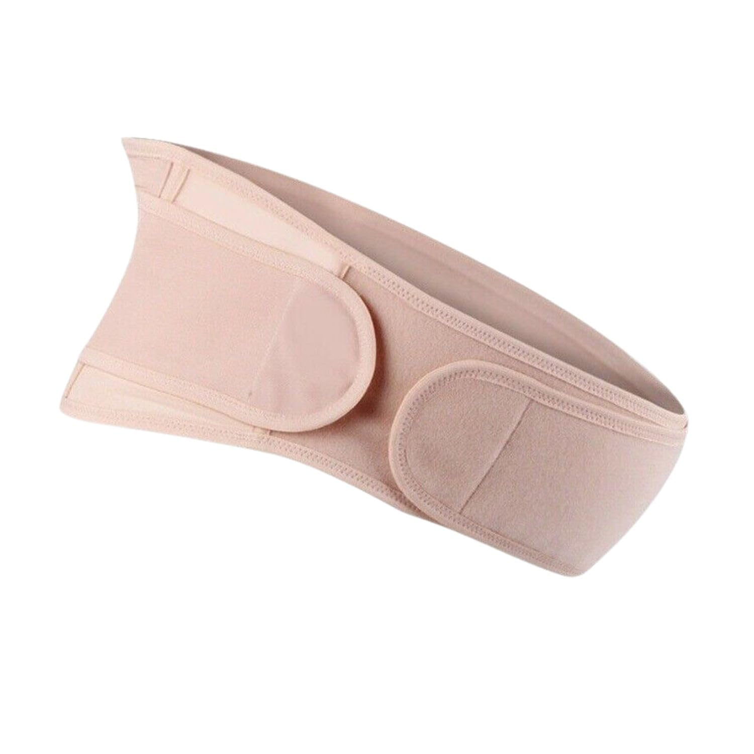 Leona Co Maternity Belt - Comfortable Pregnancy Support for Back & Pelvic Pain Relief with Adjustable Straps, Ergonomic Shape, Breathable Fabric, One Size, Nude image number 1
