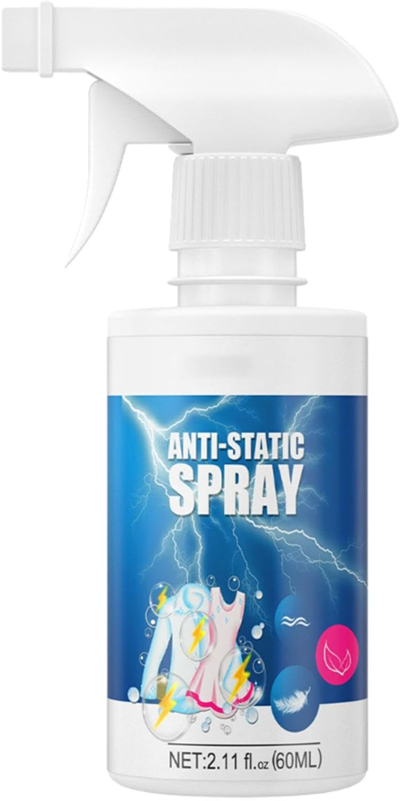 Leefasy anti Static Spray Clothing Static Remover Spray Portable Fabric Static Spray Remove Electrostatic Sprays for Curtains Clothes image number 4