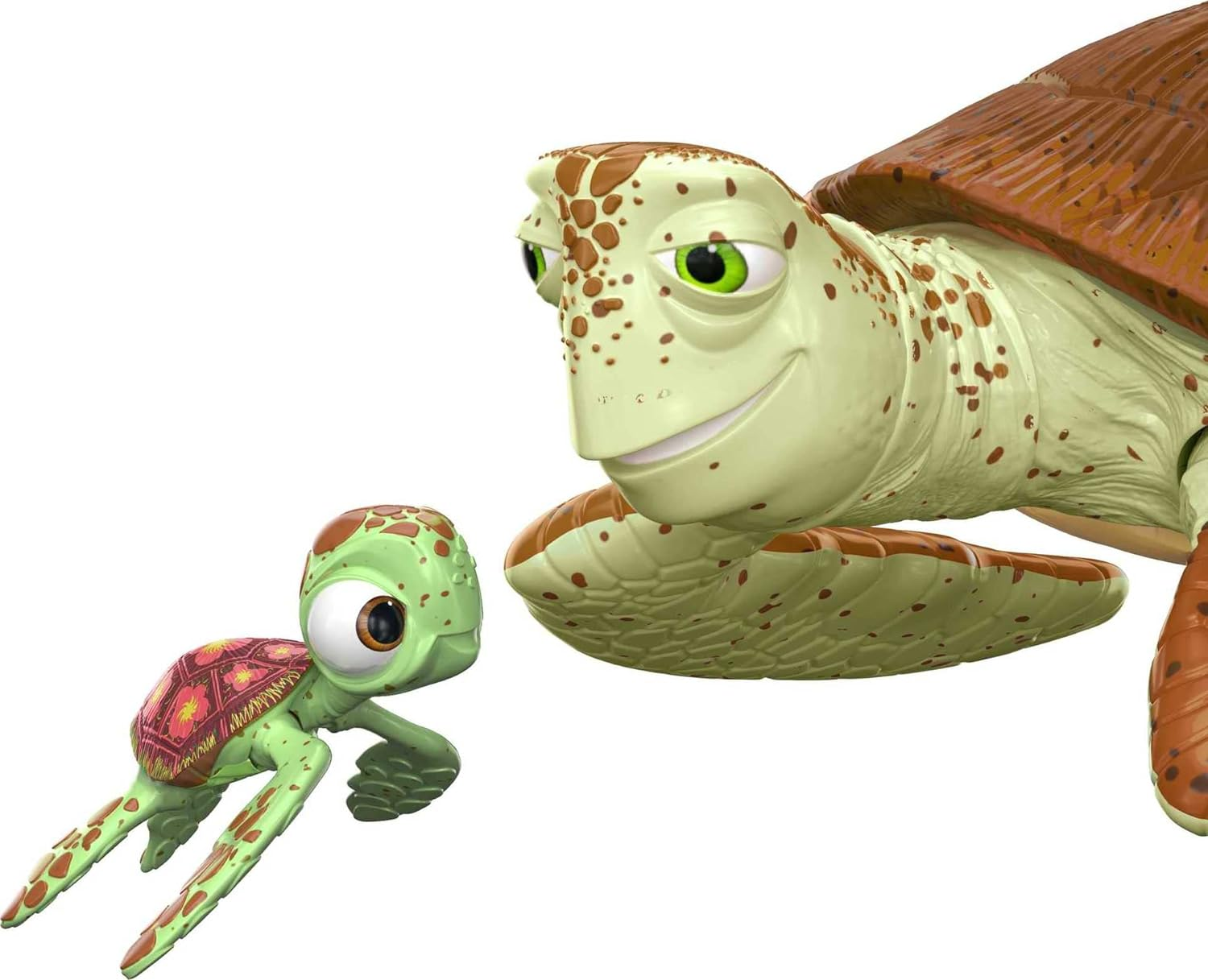 Disney Pixar Featured Favorites Crush & Squirt Finding Nemo Collectable Turtle Figures, Highly Posable with Authentic Look, Collectors Gift Ages 6 Years & Up image number 4