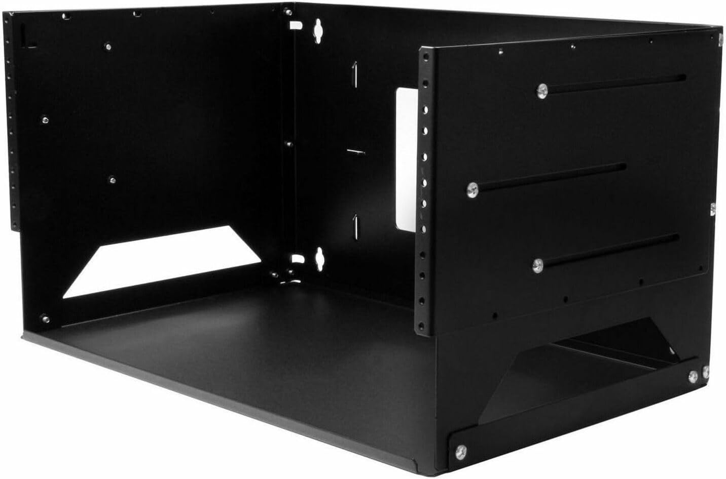 Startech.Com WALLSHELF4U Wall-Mount Server Rack, Solid Steel, Adjustable Depth 12" to 18" Components Other image number 1