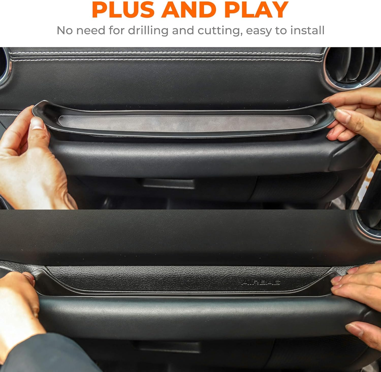 Passenger Storage Tray Organizer Grab Handle Storage Box Fit for Jeep Wrangler JL JLU & Jeep Gladiator JT 2018-2023 Interior Accessories image number 1