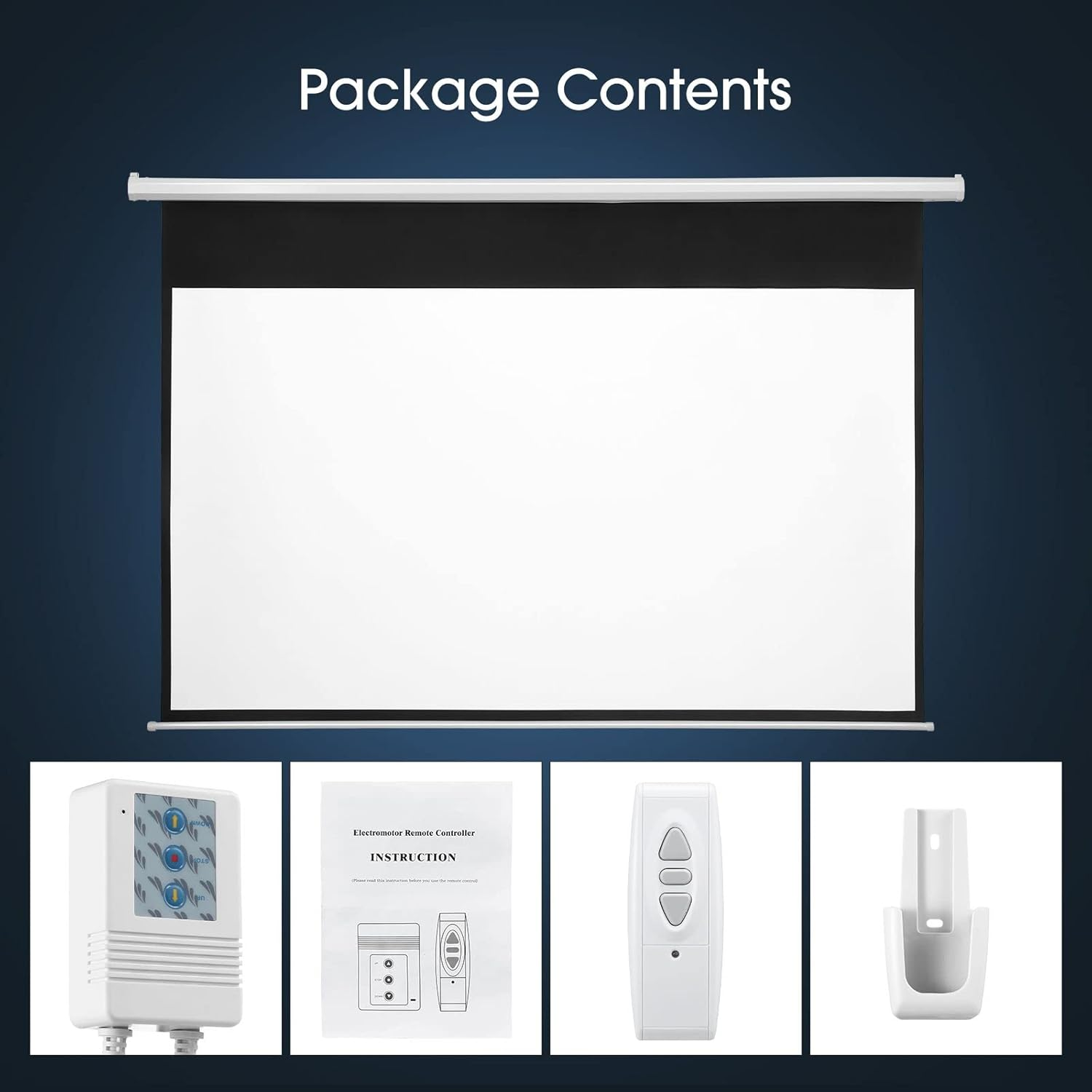 OGL Projector Screen 100 Inch 16:9,Auto-Locking Portable Projection Screen for 4K 3D 1080P HD, Movie Screen for Indoor Outdoor Home Theater Office Movies image number 6