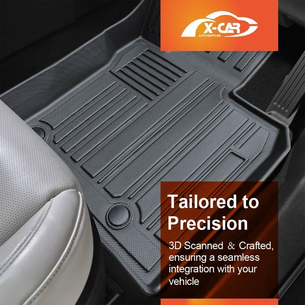 X-CAR 3D All-Weather TPE Floor Mats for Mazda CX-30 CX30 2019-2025 Heavy Duty Customized Car Floor Liners Full Set Carpet