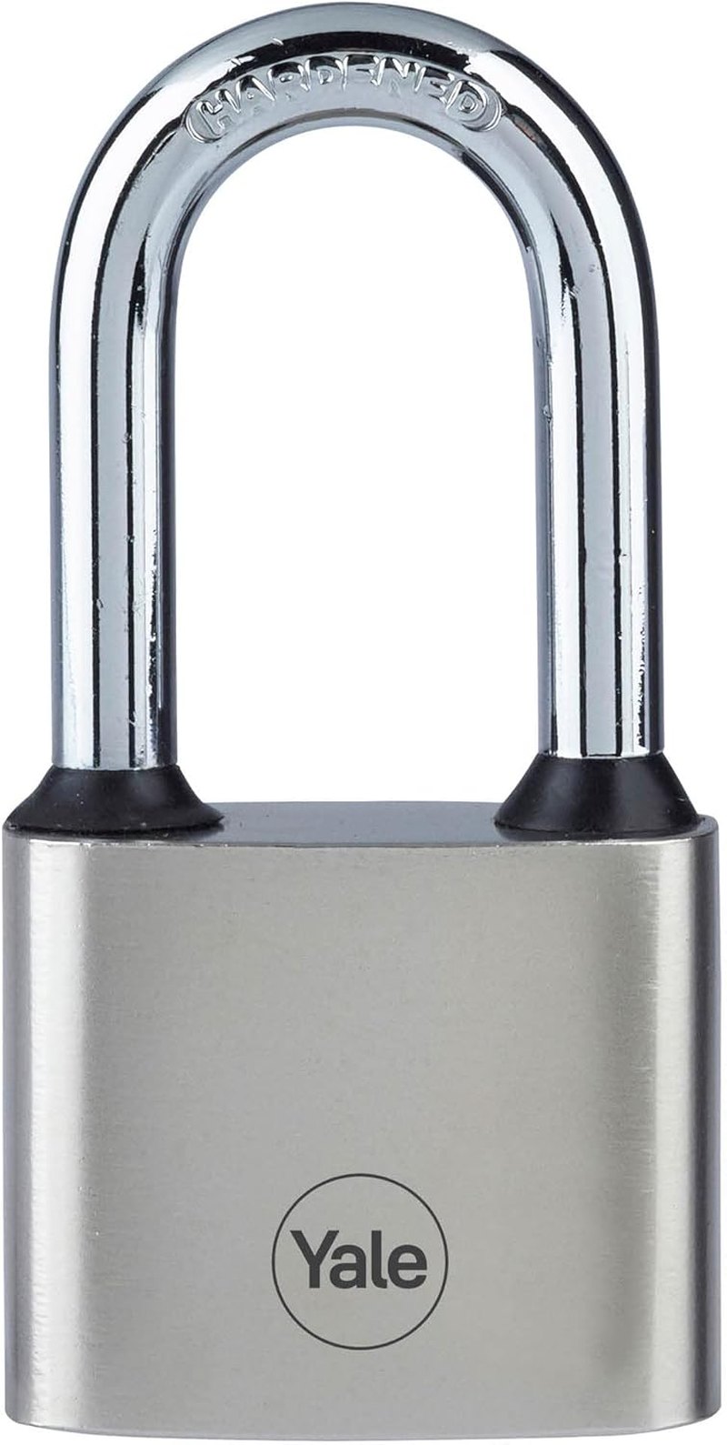 Yale Iron Disc Padlock 40Mm - Nickel Plated - Hardened Steel Long Shackle - Extreme Corrosion Resistance for Outdoor Use image number 4