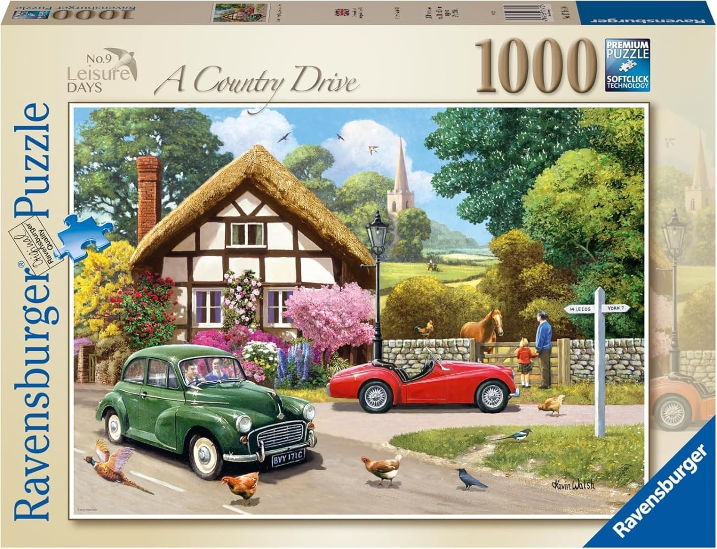 Ravensburger Leisure Days No. 9 a Country Drive 1000 Piece Jigsaw Puzzles for Adults and Kids Age 12 Years Up