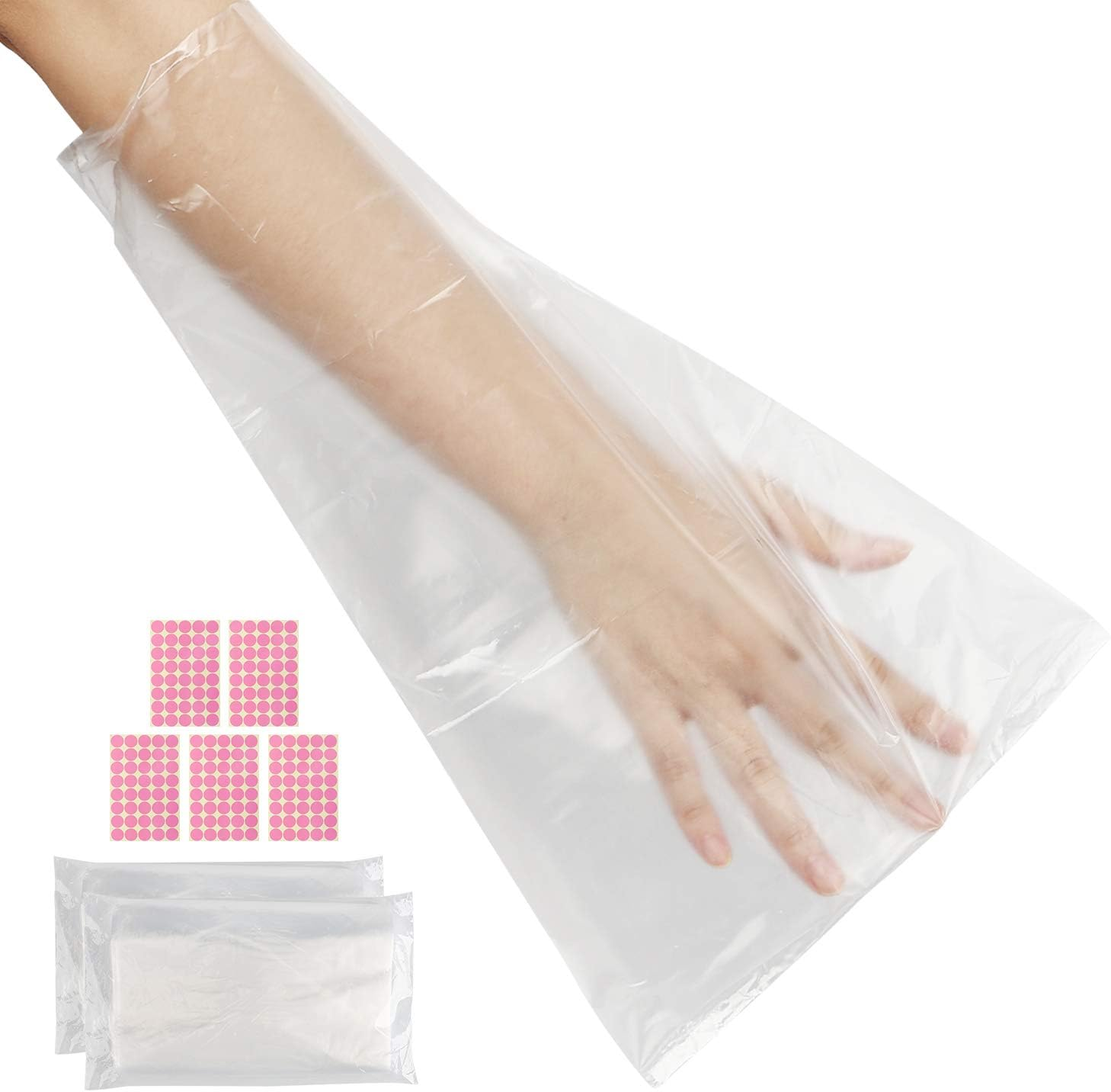 Segbeauty 200 Counts Paraffin Wax Bags for Hands and Feet, Plastic Paraffin Wax Liners, Therapy Wax Refill Socks and Gloves Paraffin Bath Mitts Covers for Therabath Wax Treatment Paraffin Wax Machine image number 2