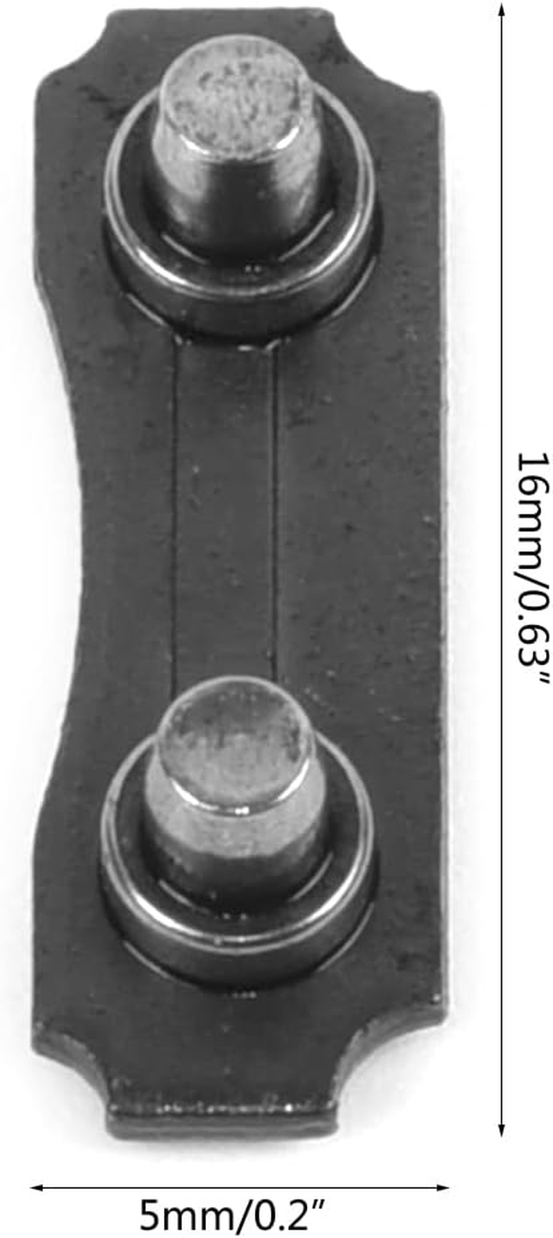 10 Sets Black 3/8'' Chain Link Repair Preset Straps Chainsaw Chain Joining Links 10 X Repair Kit Saw Chain 3/8 LP Link Repair Preset，Chainsaw Parts and Accessories，Accessories image number 1