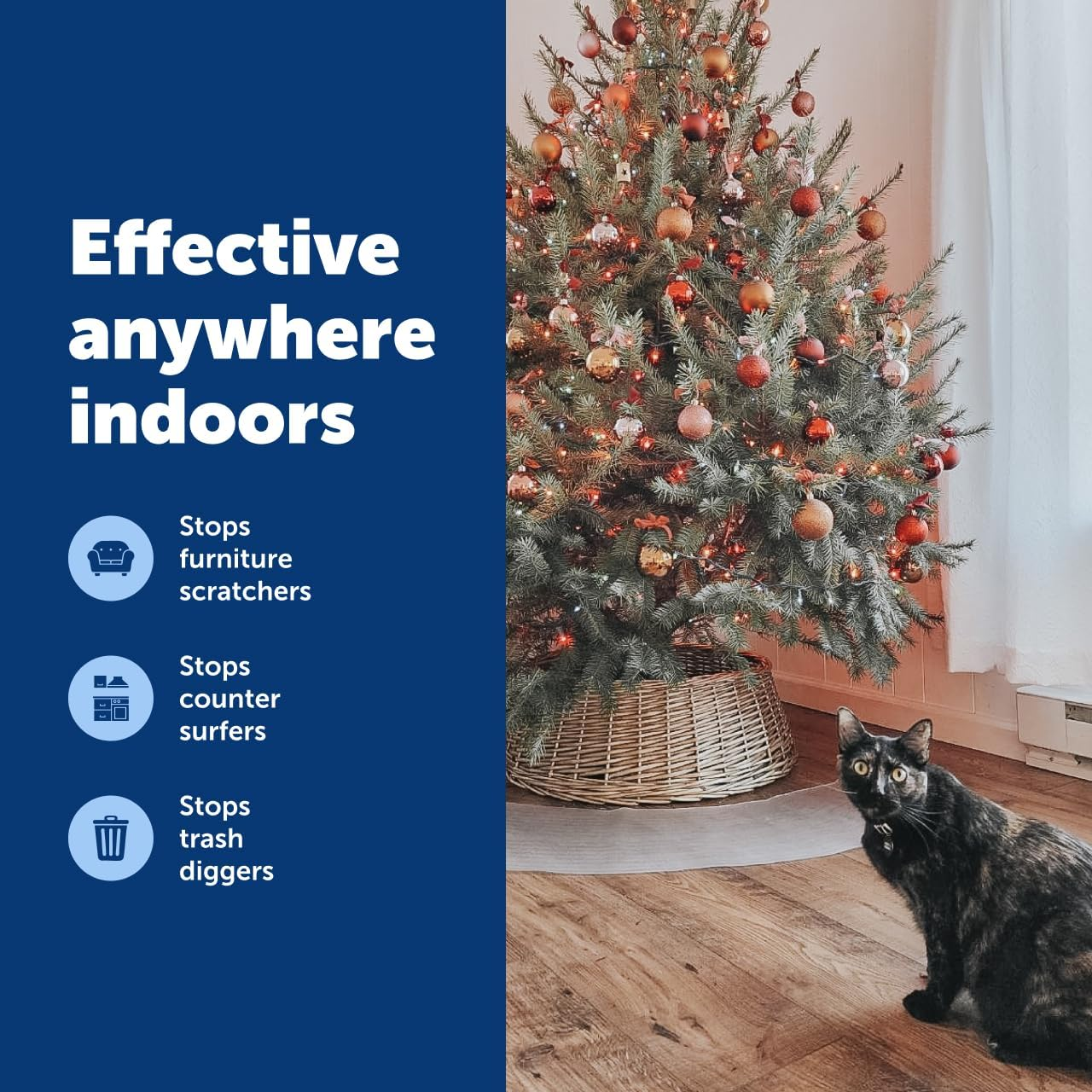 Petsafe Scatmat Indoor Training Mat, 7 Correction Modes, Protect Your Furniture, Training Tool for Dogs and Cats, Curved Size Mat (50 in X 12 In) image number 4