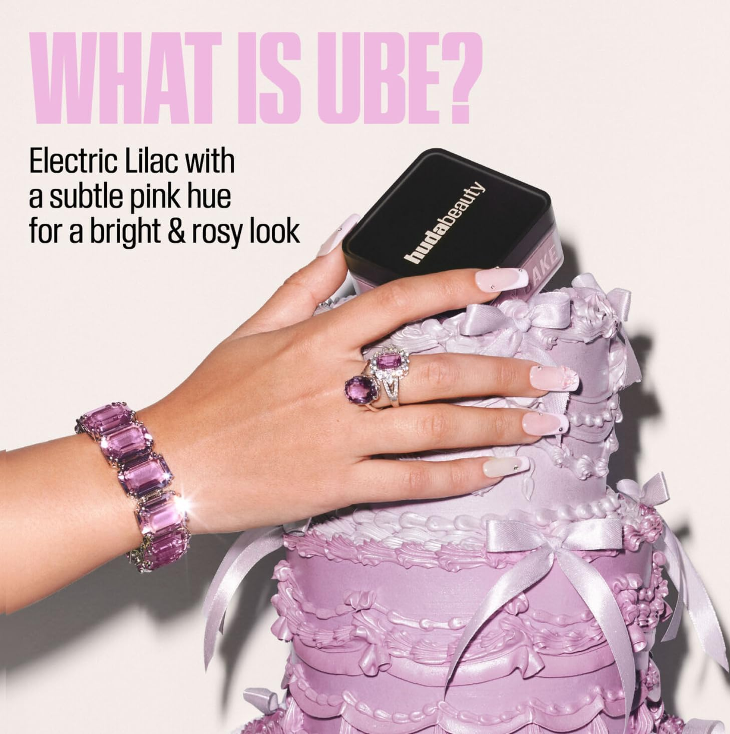 Huda Limited Edition Easy Bake Loose Baking & Setting Powder - Ube Birthday Cake (Electric Lilac) - 20 G / 0.71 Oz image number 2