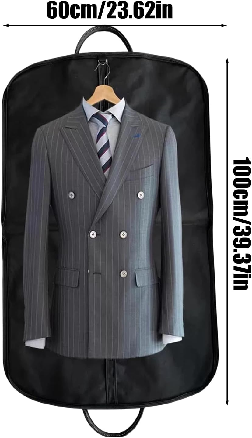 Waterproof Travel Garment Bag, Suit Carrying Pouch for Business, Formal Attire Duffel Bag with Lightweight Design and Easy Carry, Professional Accessory for Conferences, Meetings, Banquets, Academic