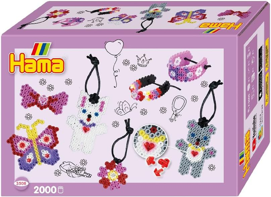 Hama Fashion Accessories Ironing Bead Set 2000-Pieces image number 4