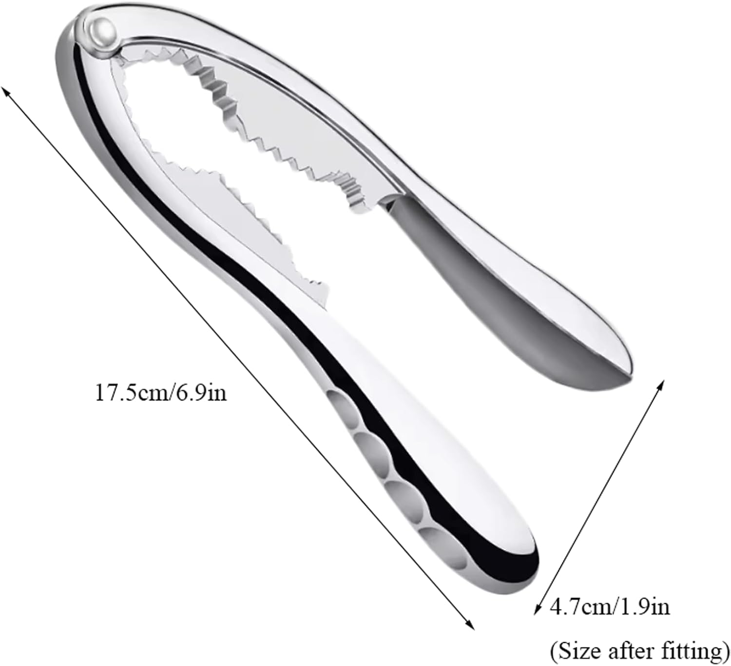 Zinc Alloy Nut Cracker Set Crab Cracker Tool with Good Grip Pecan Nut Cracker Opener Tool for Home Kitchen Gadget image number 3