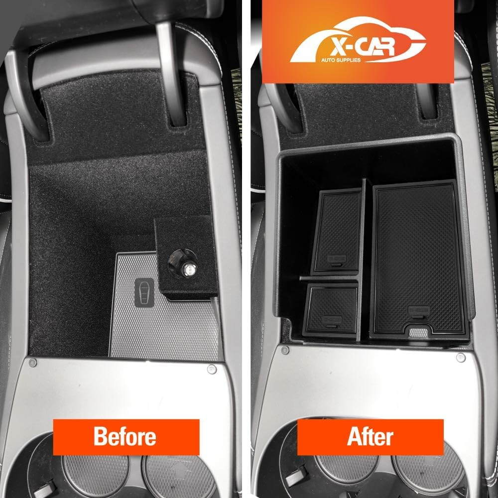 X-CAR Centre Console Armrest Organizer Tray for BYD Seal 2023-2025 Storage Box Accessories image number 3