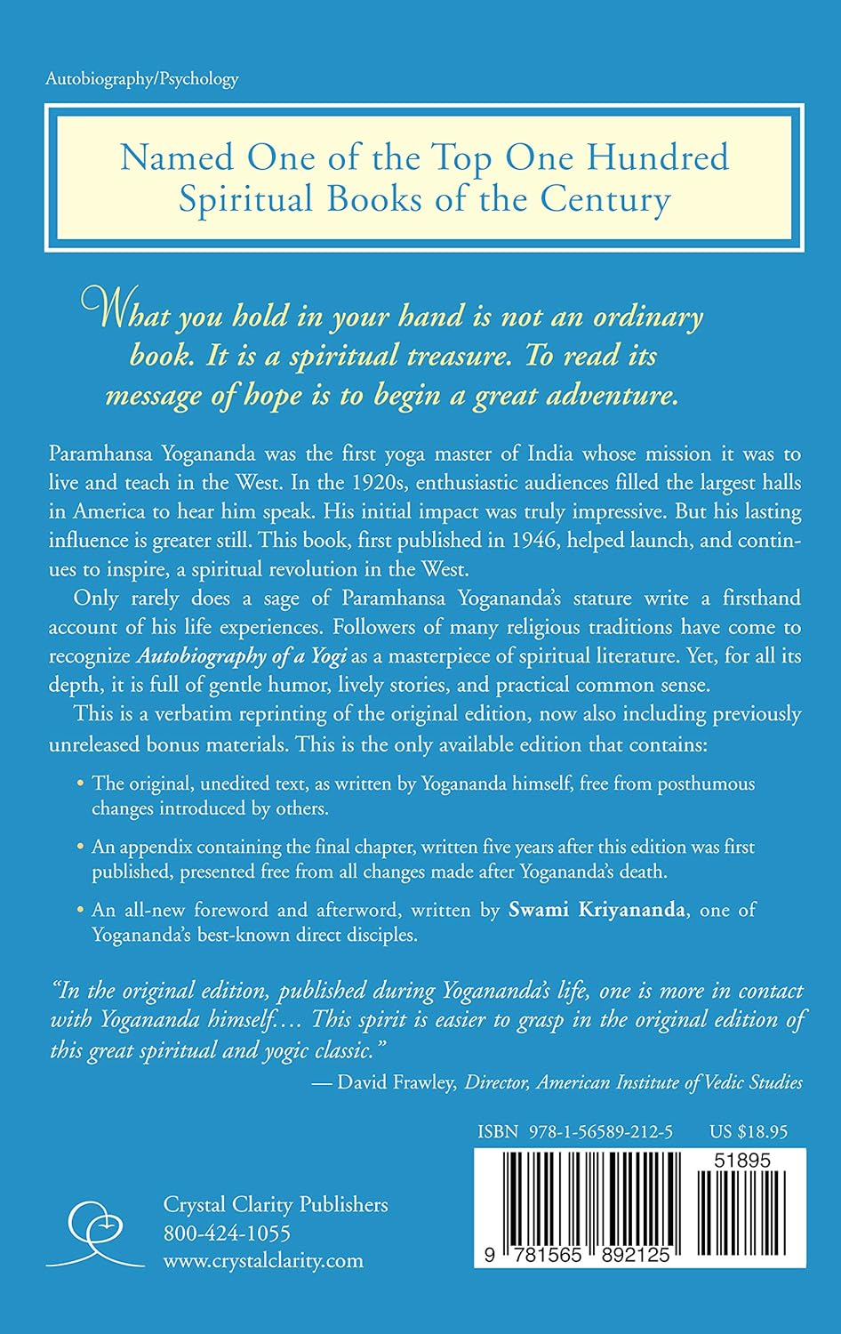 Autobiography of a Yogi: the Original 1946 Edition plus Bonus Material: Reprint of the Philosophical Library 1946 First Edition image number 3