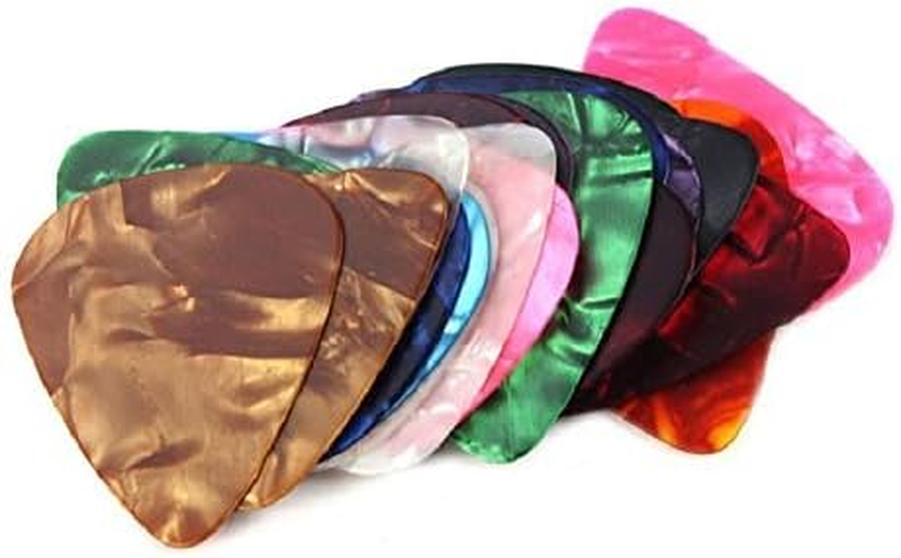 HIGHROCK Stylish Colorful Celluloid Guitar Picks Plectrums for Guitar Bass (20 0.46Mm)