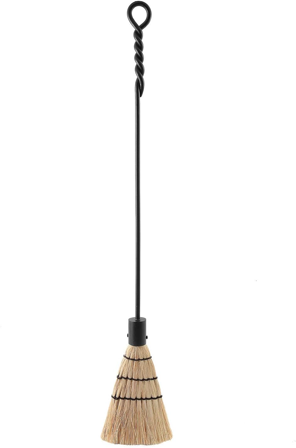 Minuteman International Rope Handle Single Brush Fireplace Tool, Standard, Black image number 3