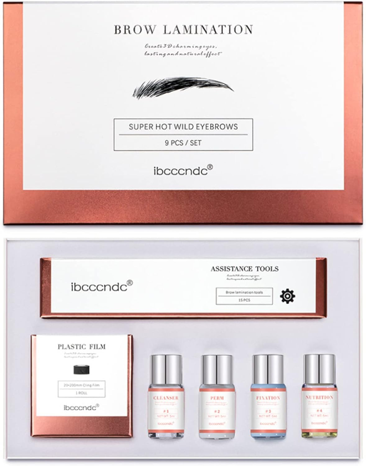 Joyeee Professional Brow Lamination Kit, 3D Eyebrow Perm Kit Eyebrow Lifting Eye Brow Lift Kit for Instant Fuller Brow Semi-Permanent Perming Curling Suitable for Home DIY Salon Use #2 - 2 image number 3