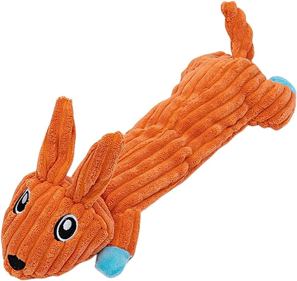 Speedy Panther Plush Dog Toy, Pet Toys for Large Dogs, Rabbit Puppy Toys from 8 Weeks, Squeakey Dog Toys for Small Medium Large Dogs