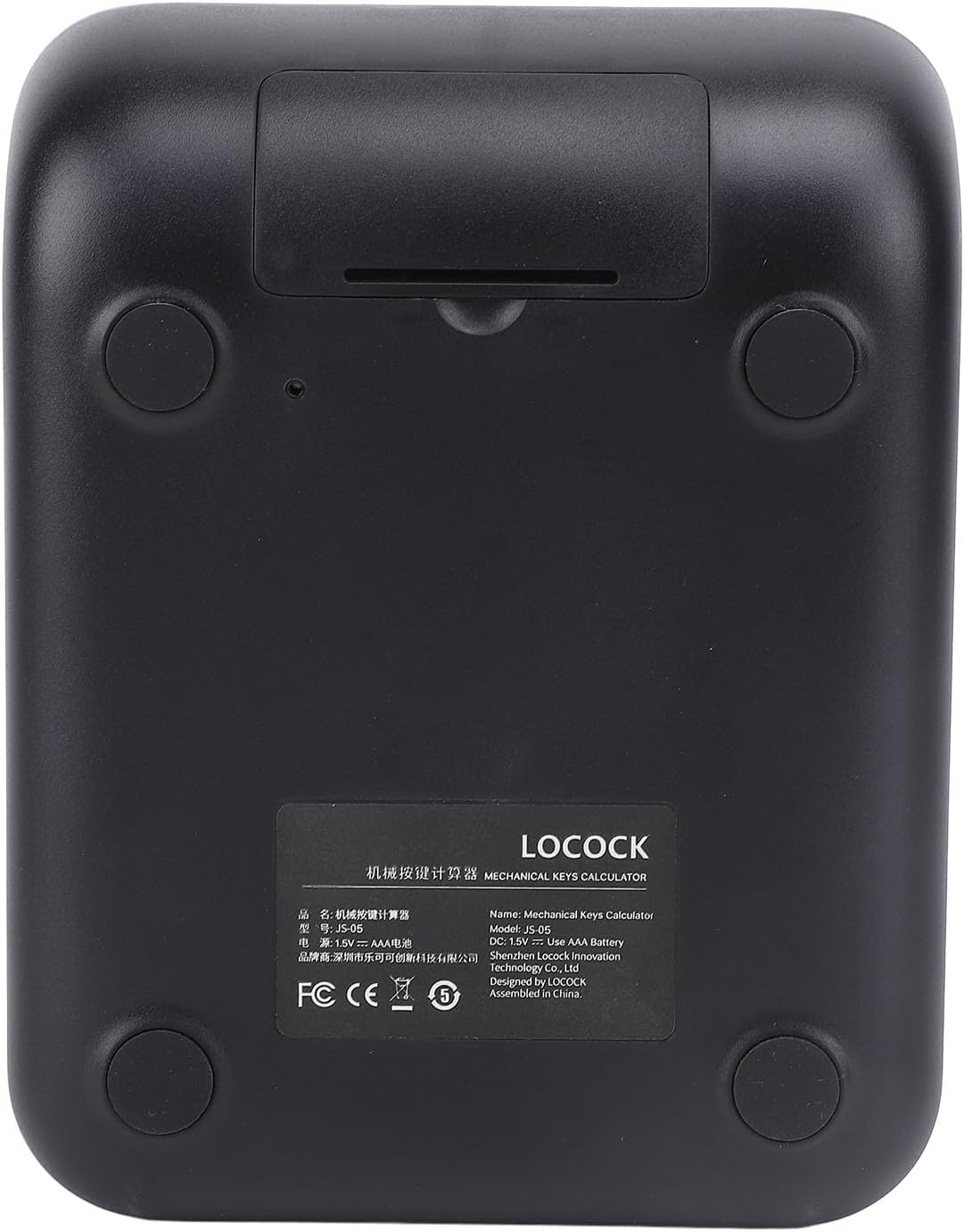 Mechanical Switch Calculator, LCD Display, Big Buttons, Cute Aesthetic Desktop Calculator, Blue Switch, Battery Powered, for Business Office (Black) - Pink image number 6