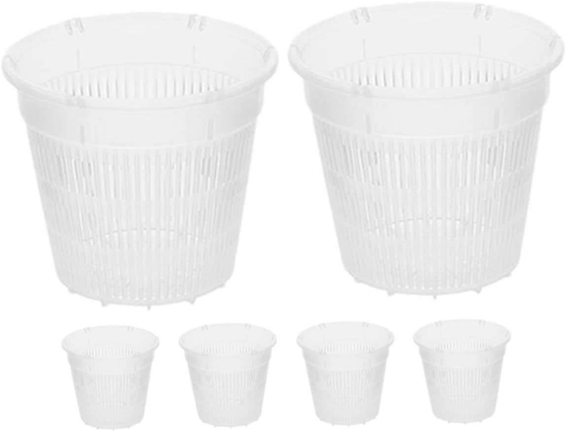 CANIGHT 6Pcs Breathable Pots Plant Containers for Gardening for Orchids and Flowers Flexible and Wear-Resistant image number 2