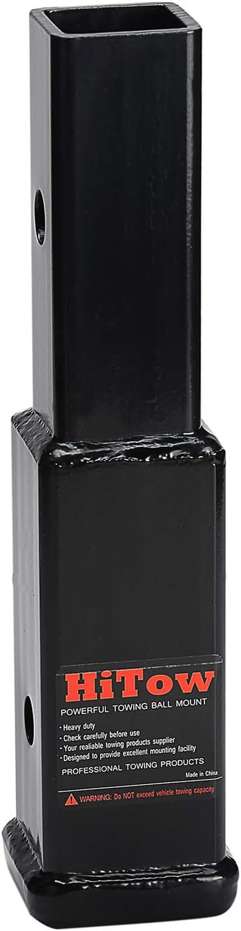 Hitow Trailer Hitch Receiver Tube Extenders, 7" Length image number 1