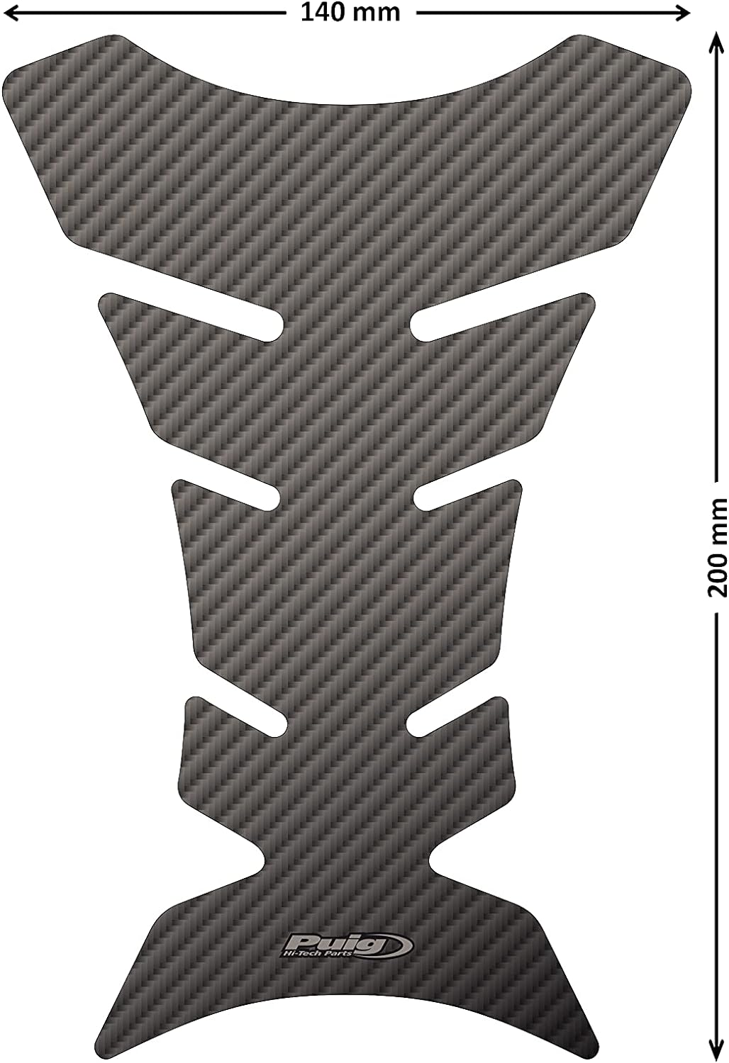 Puig 4051W Clear Performance Tank Pad